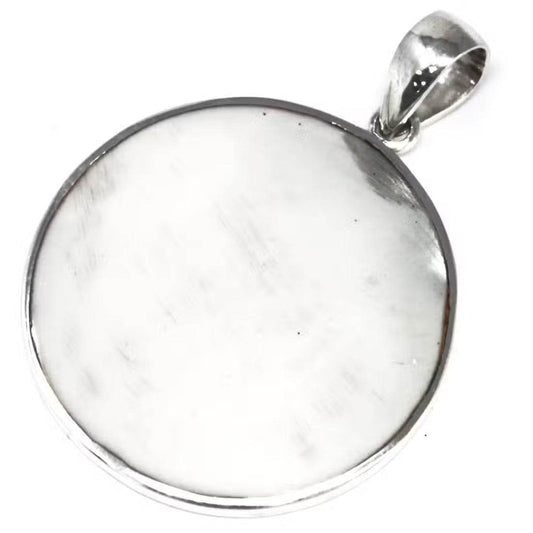 Lebensbaum Anhänger 925 Silber 30mm - Perlmutt - Silberschmuck - Hauttempel