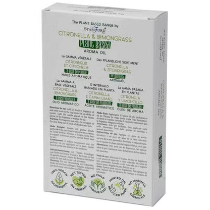 Duftöl auf Pflanzenbasis - 10ml - Citronella Lemon Grass - Plant Based Fragrance Oils - Hauttempel