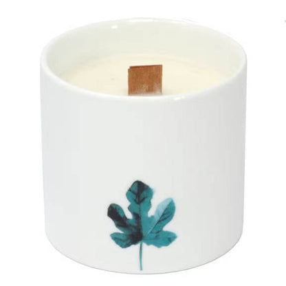 Große Sojawachs Kerzen im 3er Set - Sumpfveilchen - 3xBotanical Wooden Wick Soy Candle - Hauttempel