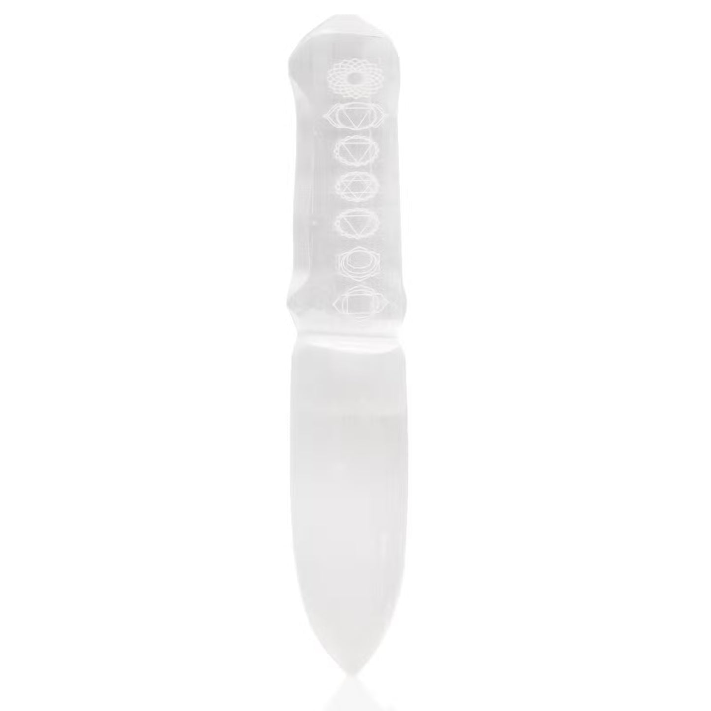 Selenit-Ritualmesser - Chakra