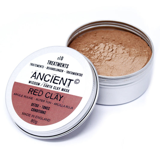 Gesichtsmaske Red Clay (Roter Kaolin Ton) - 80 g
