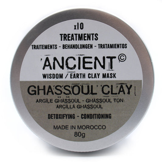 Gesichtsmaske Ghassoul-Clay (Ghassoul-Tonerde) - 80 g