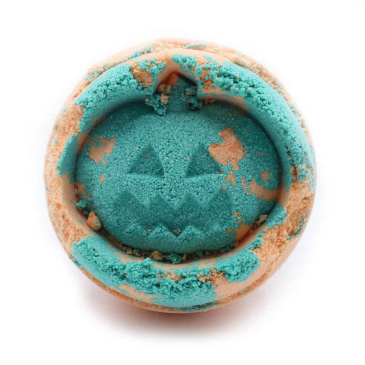 Halloween Badebombe Kürbisform - Fenchel & Orange - 180g - Badebombe - Hauttempel