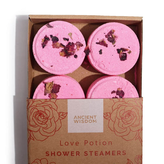 ZEN Shower Steamers - 4-er Set Duschdampfer - Love Potion - Duschdampfer - Hauttempel