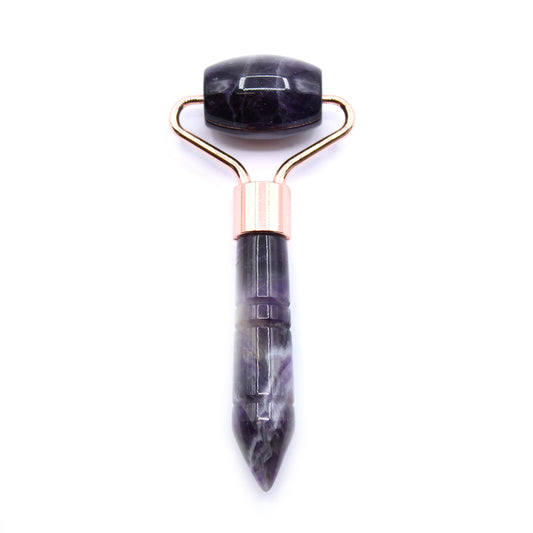 Edelstein Mini Gesichtsroller - Amethyst