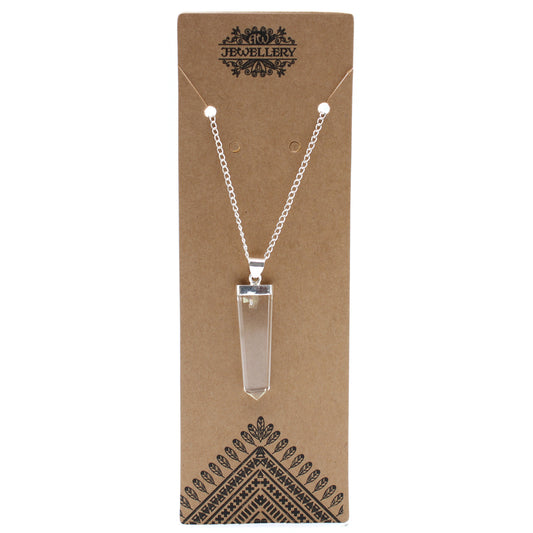Indische Edelsteinkette - Flacher Stift - 5 Designs