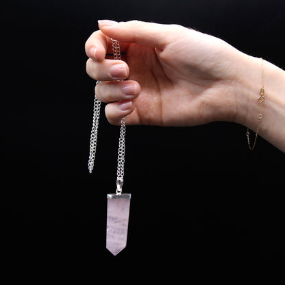 Indische Edelsteinkette - Flacher Stift - 5 Designs