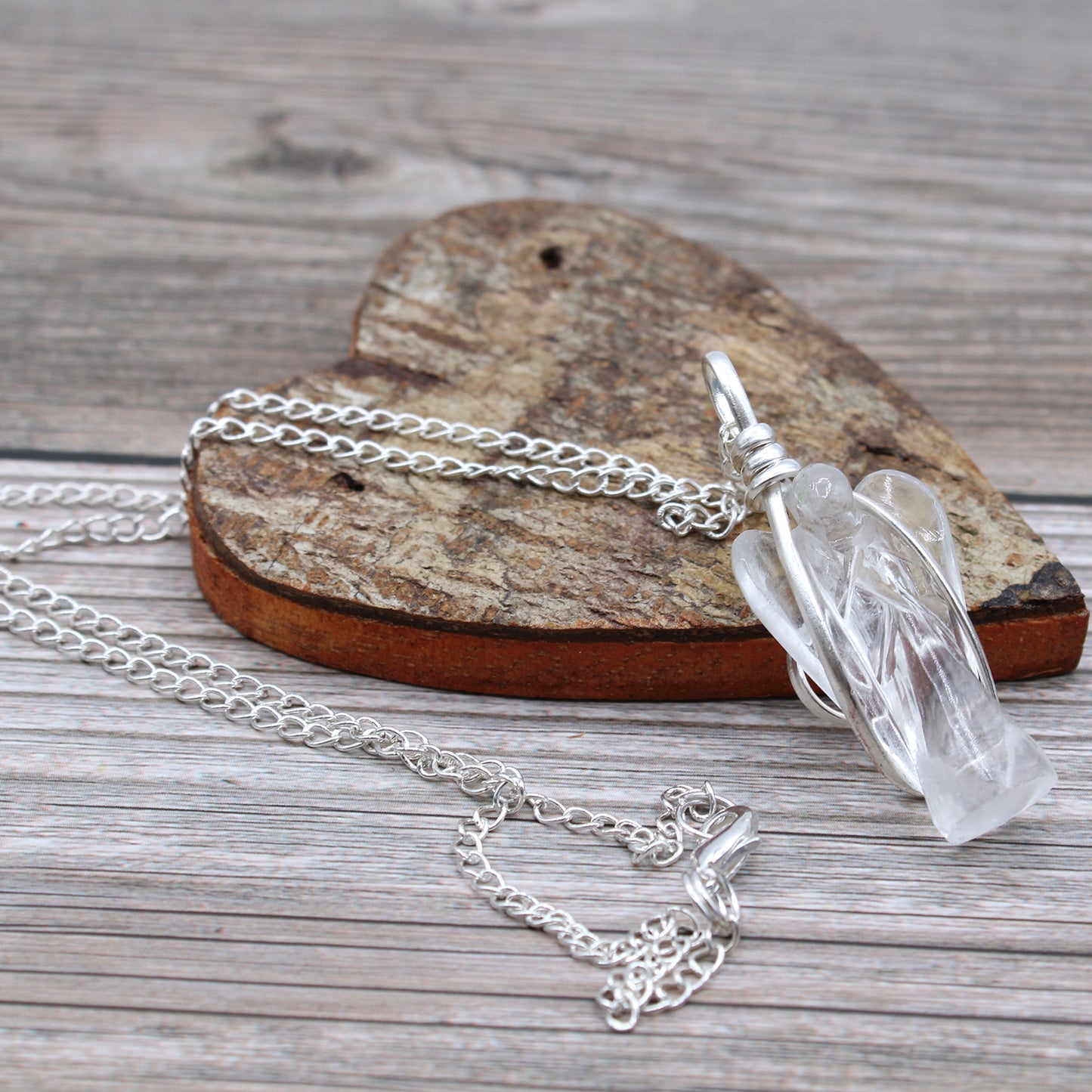 Indische Edelsteinkette - Schutzengel - 5 Designs