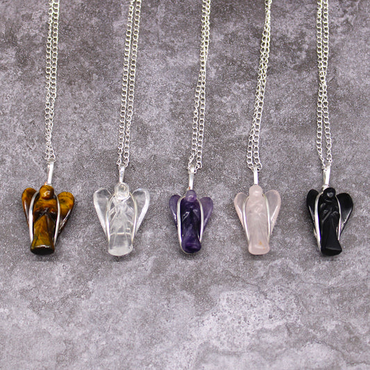 Indische Edelsteinkette - Schutzengel - 5 Designs