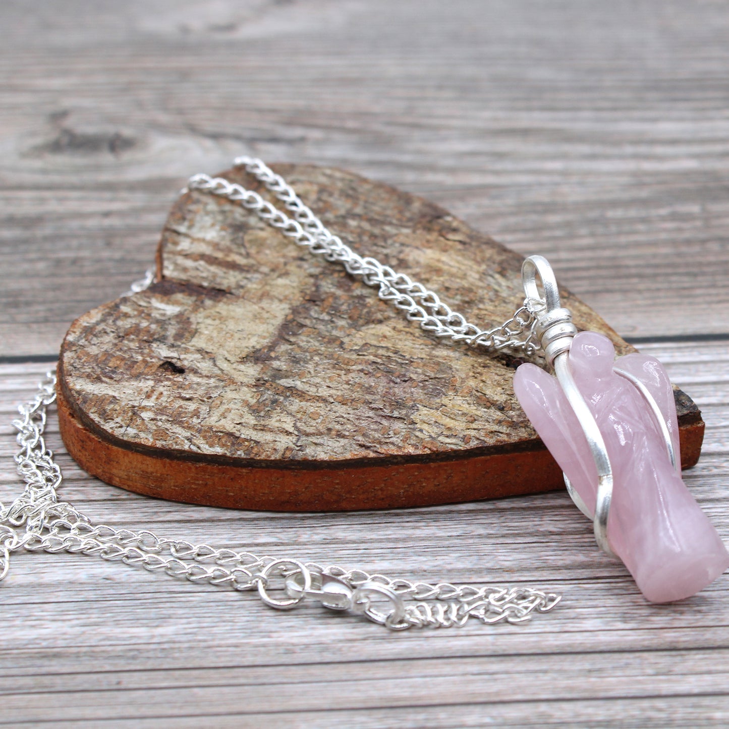 Indische Edelsteinkette - Schutzengel - 5 Designs