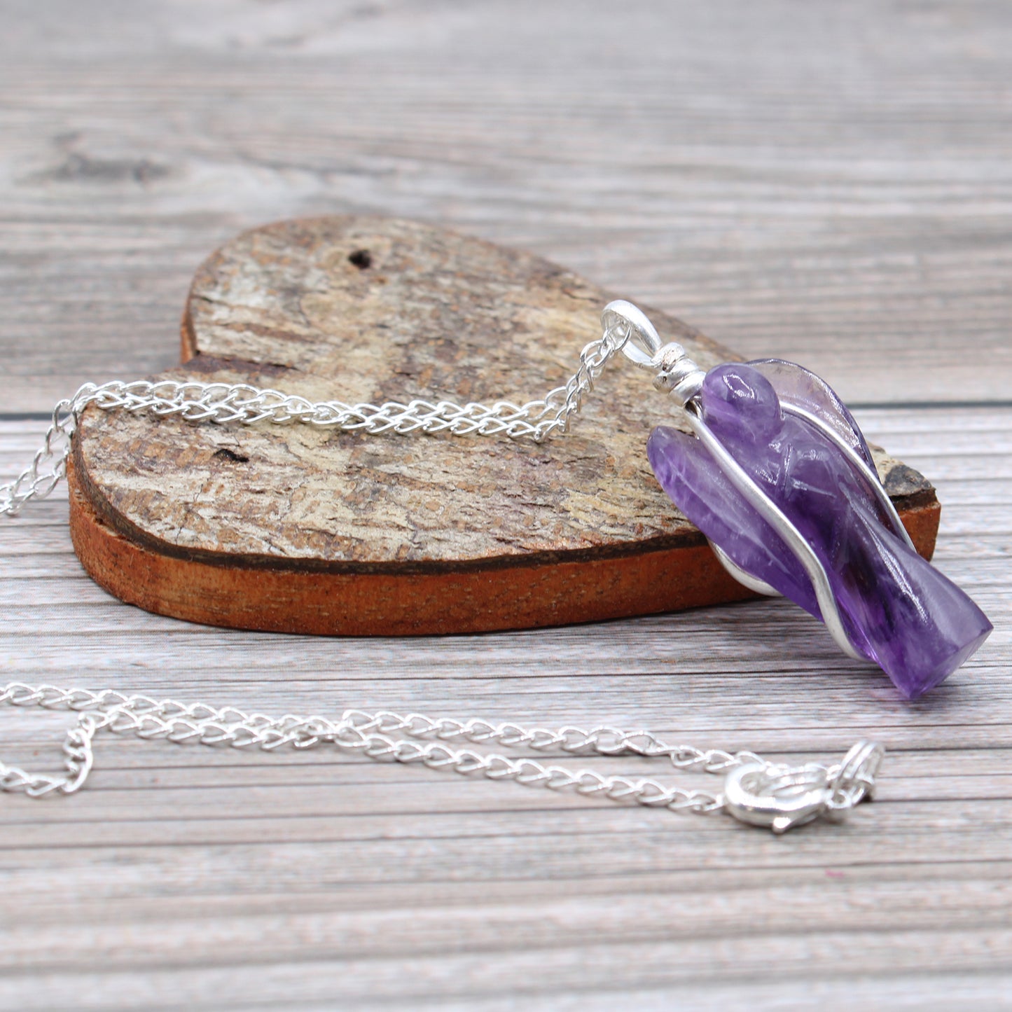 Indische Edelsteinkette - Schutzengel - 5 Designs