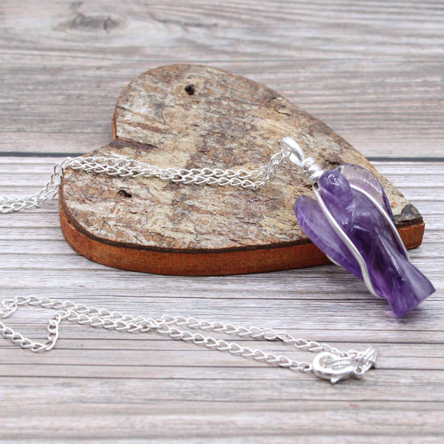 Indische Edelsteinkette - Schutzengel - 5 Designs