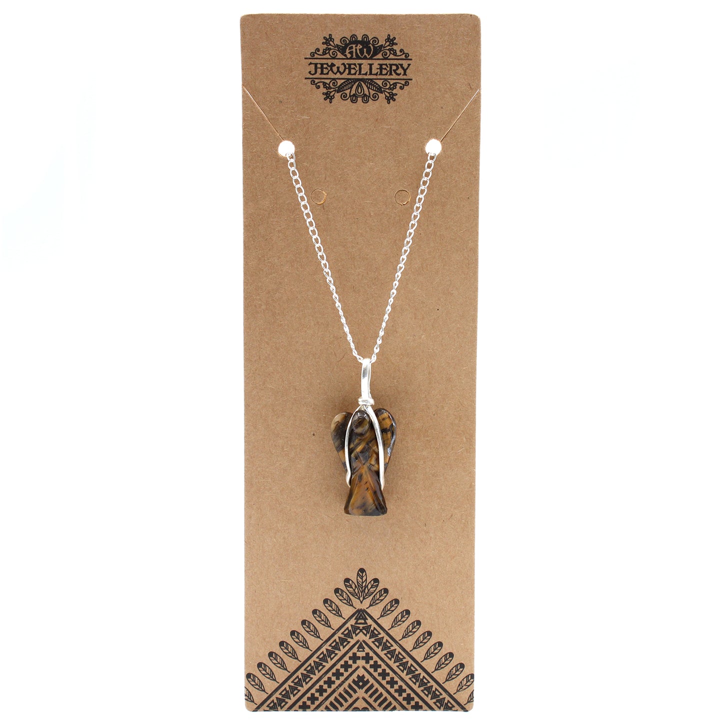 Indische Edelsteinkette - Schutzengel - 5 Designs