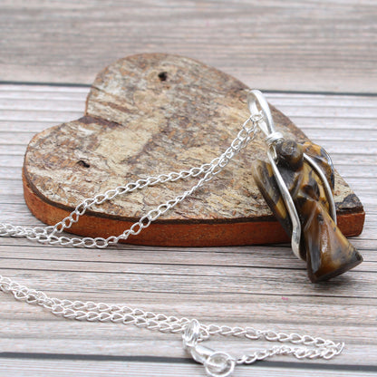 Indische Edelsteinkette - Schutzengel - 5 Designs