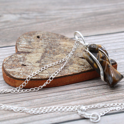 Indische Edelsteinkette - Schutzengel - 5 Designs