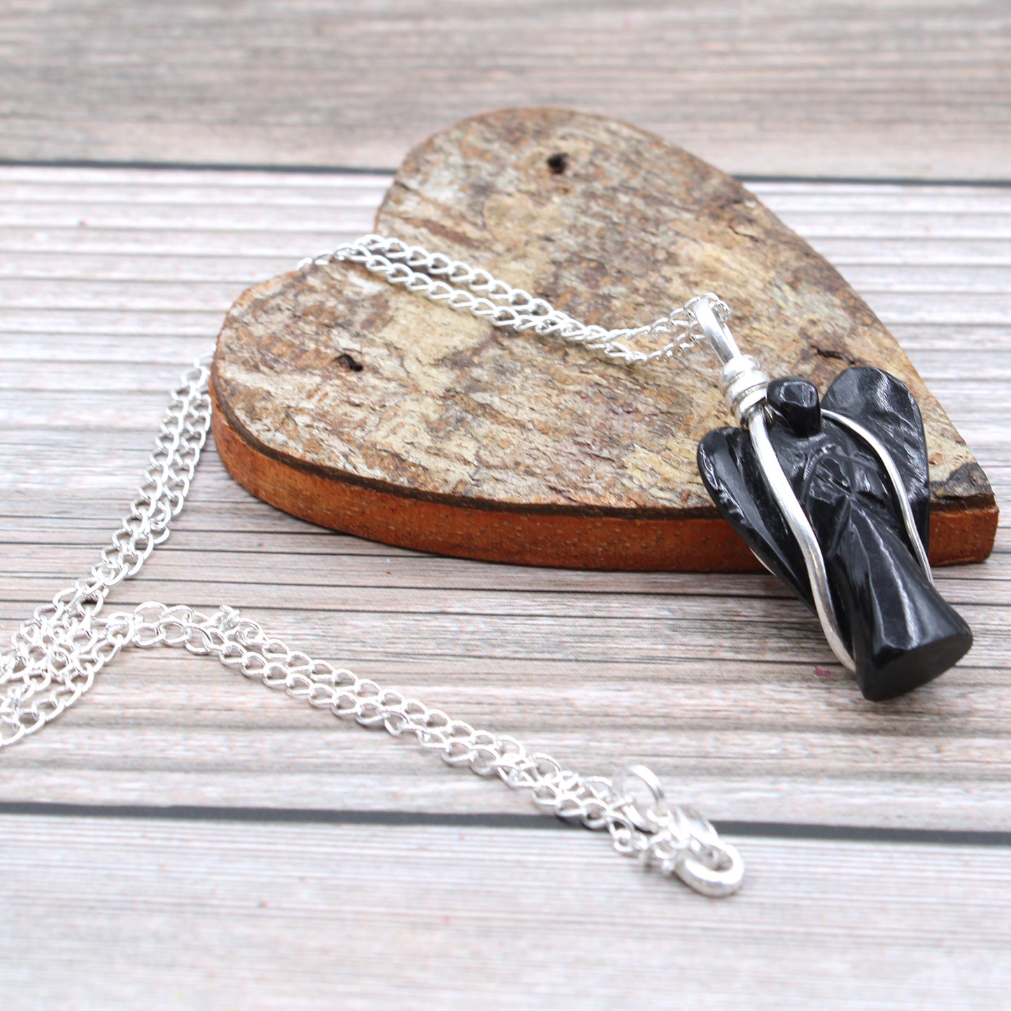 Indische Edelsteinkette - Schutzengel - 5 Designs