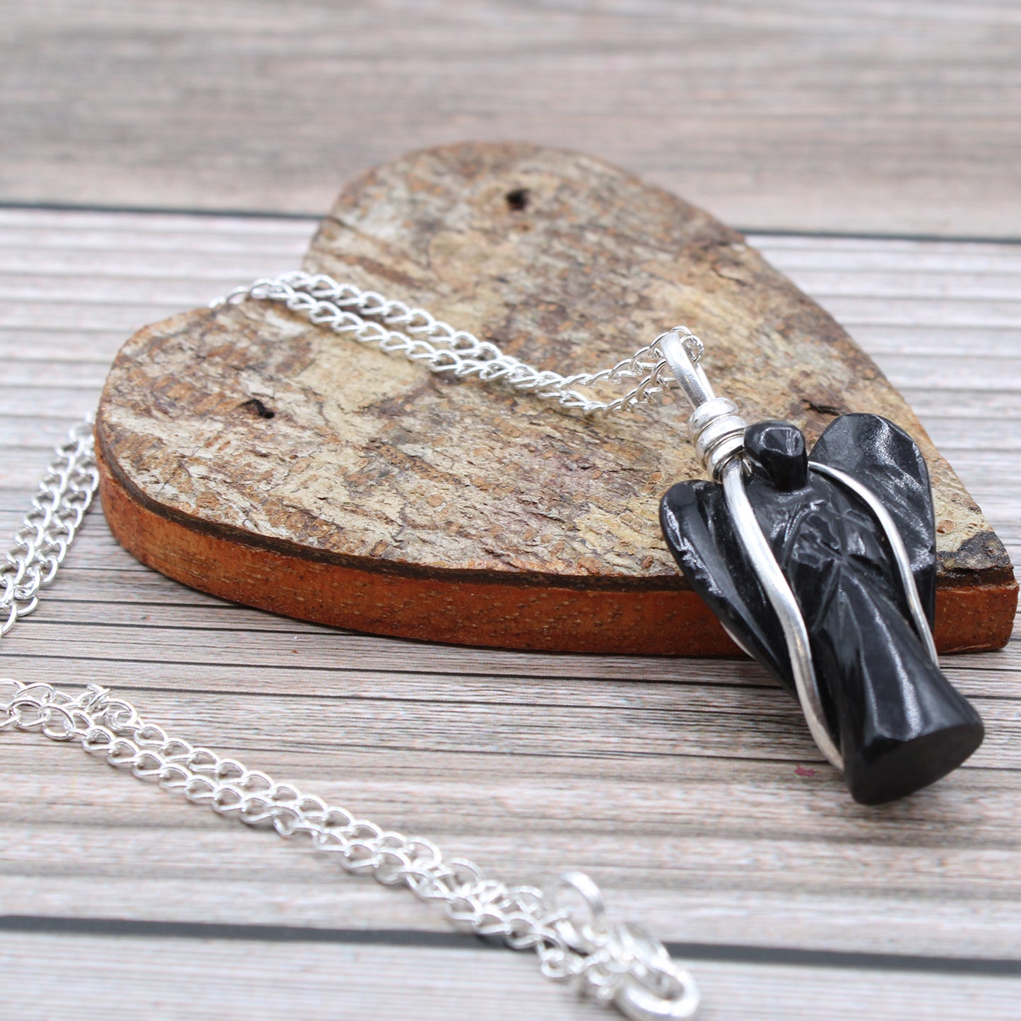 Indische Edelsteinkette - Schutzengel - 5 Designs