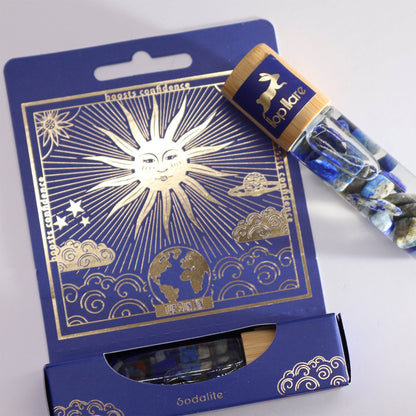 Tarot Edelstein-Roll-on mit Sodalith - Die Sonne 10ml - Hop Hare© Tarot Edelstein-Roll-on - Hauttempel