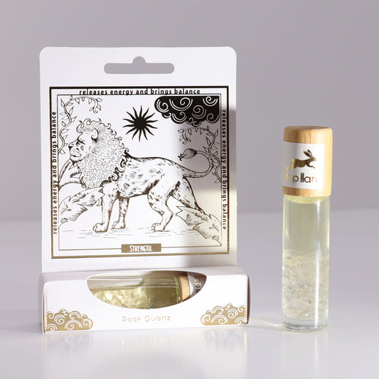 Hop Hare© Tarot Edelstein-Roll-on mit ätherischen Ölen "Der Löwe" 10ml
