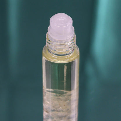 Tarot Edelstein-Roll-on mit Bergkristall - Der Löwe 10ml - Hop Hare© Tarot Edelstein-Roll-on - Hauttempel