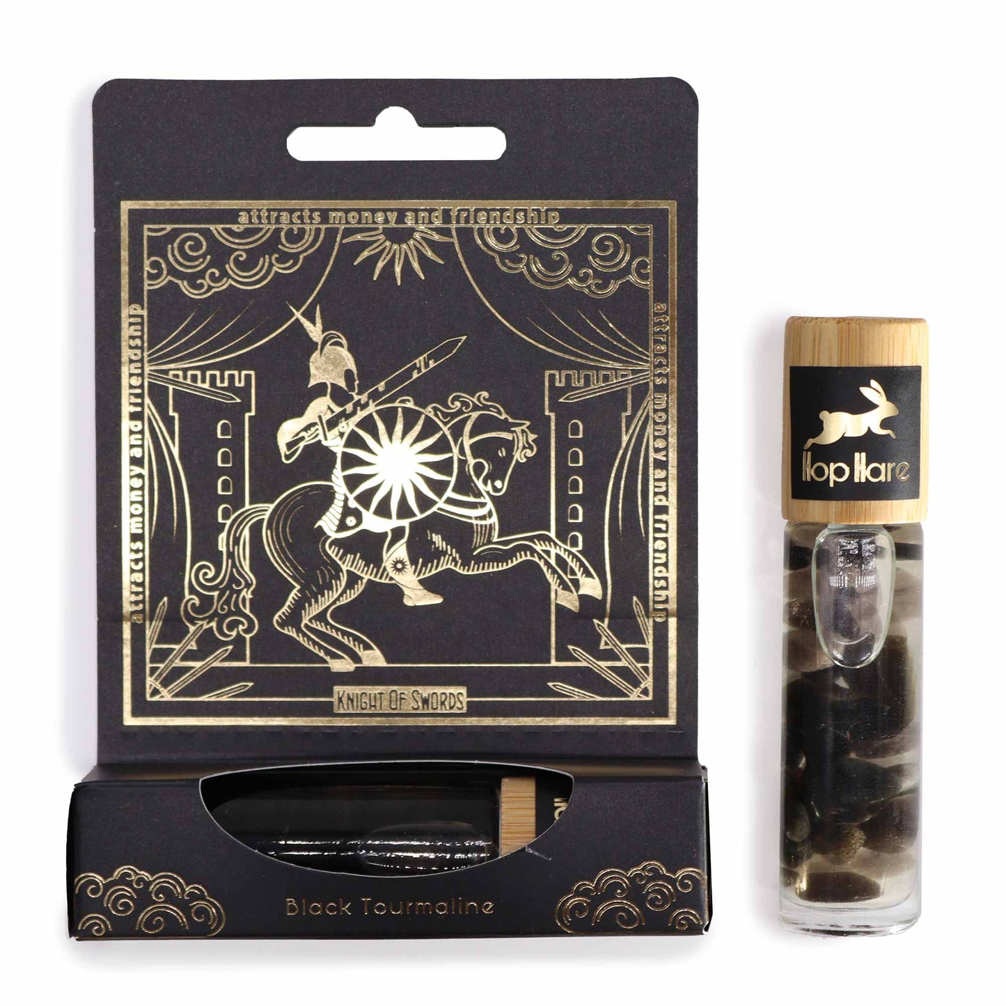 Hop Hare© Tarot Edelstein-Roll-on mit ätherischen Ölen "Der Ritter" 10ml