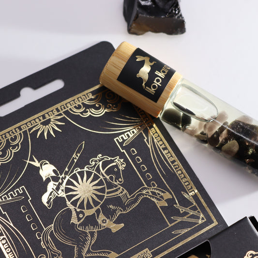 Hop Hare© Tarot Edelstein-Roll-on mit ätherischen Ölen "Der Ritter" 10ml