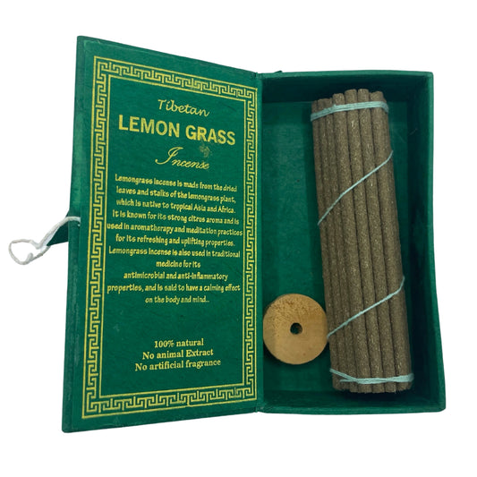 Himalaya Sughandit-Dhoop Räucherstäbchen-Geschenkset - Zitronengras