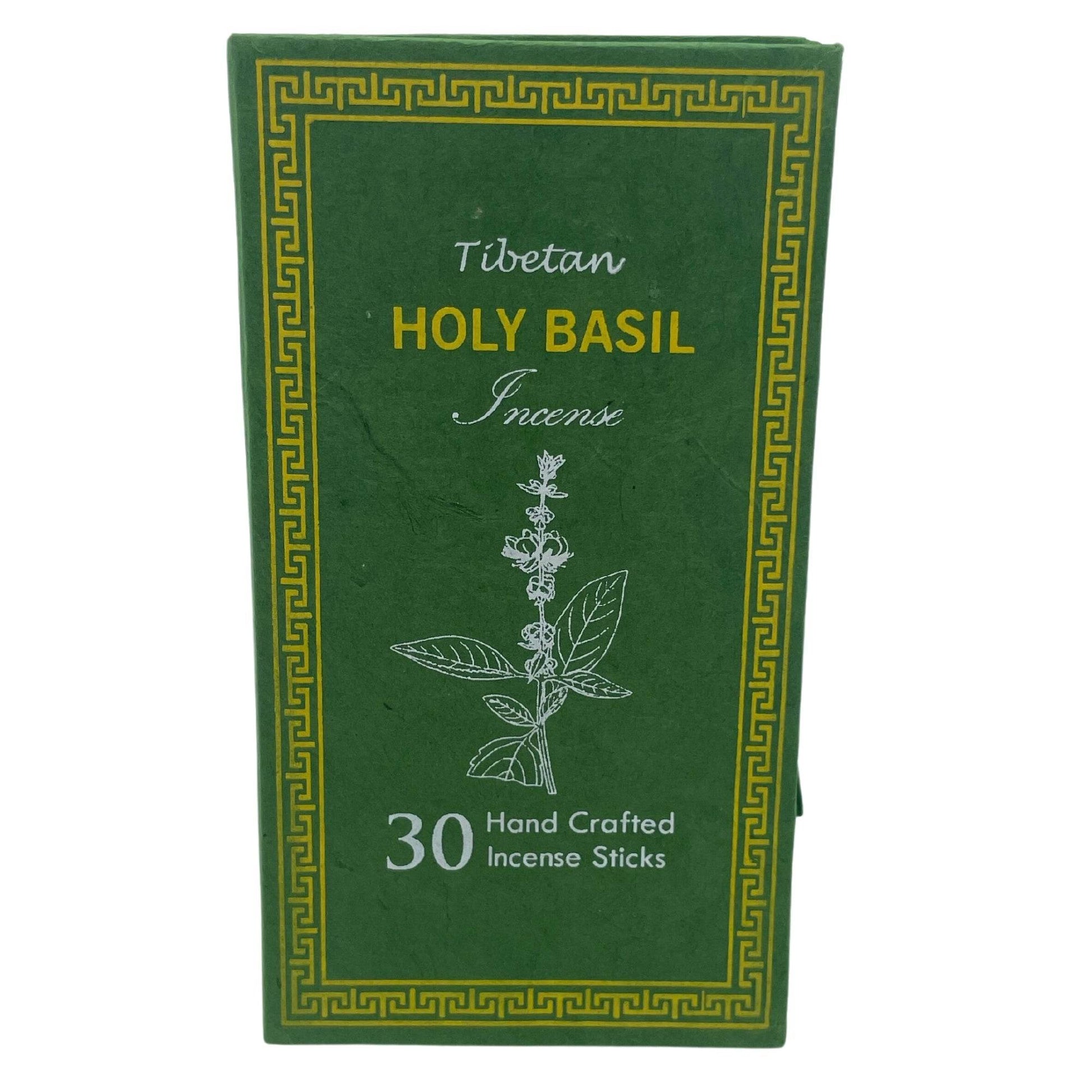 Himalaya Sughandit-Dhoop Räucherstäbchen-Geschenkset - Hl. Basilikum - Räucherstäbchen - Hauttempel