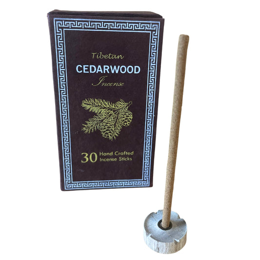 Himalaya Sughandit-Dhoop Räucherstäbchen-Geschenkset - Zedernholz