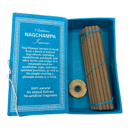 Himalaya Sughandit-Dhoop Räucherstäbchen-Geschenkset - Nag Champa - Räucherstäbchen - Hauttempel