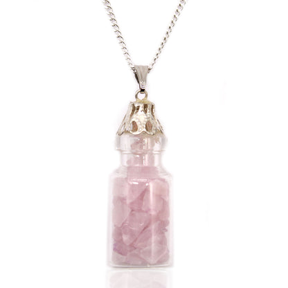 Indische Edelsteinkette - Edelsteine in Flasche - 5 Designs