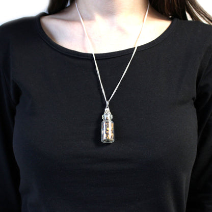 Indische Edelsteinkette - Edelsteine in Flasche - 5 Designs