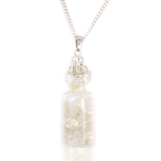 Indische Edelsteinkette - Edelsteine in Flasche - 5 Designs