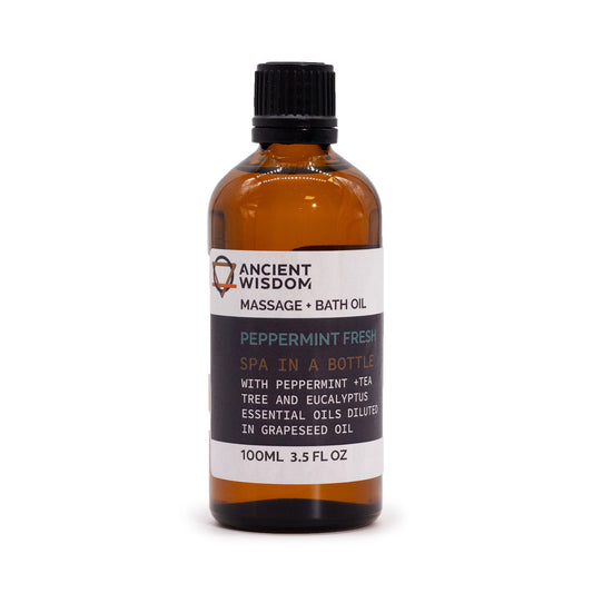 Ätherisches Massage & Badeöl – Peppermint Fresh - 100ml