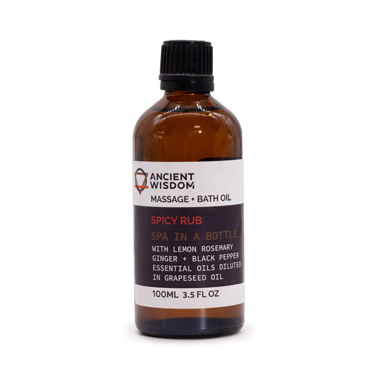 Ätherisches Massage & Badeöl – Spicy Rub - 100ml