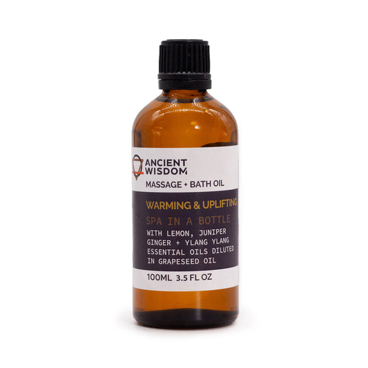 Ätherisches Massage & Badeöl – Warming & Uplifting - 100ml
