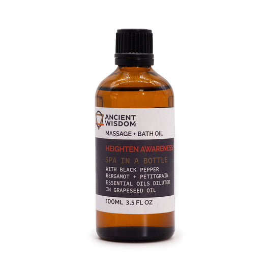 Ätherisches Massage & Badeöl – Heighten Awareness - 100ml