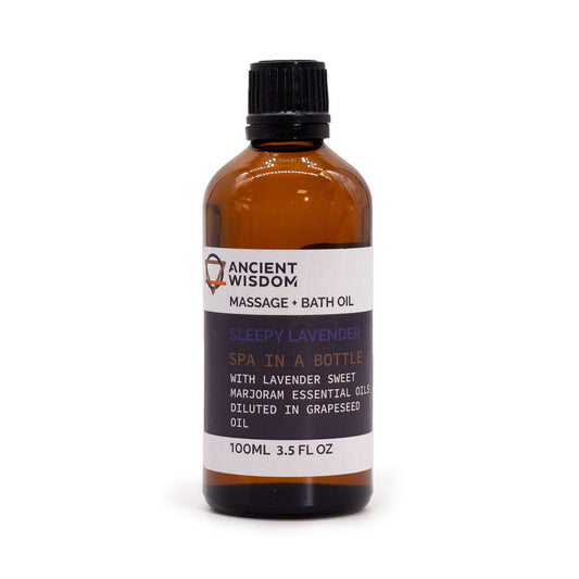 Ätherisches Massage & Badeöl – Sleepy Lavender - 100ml