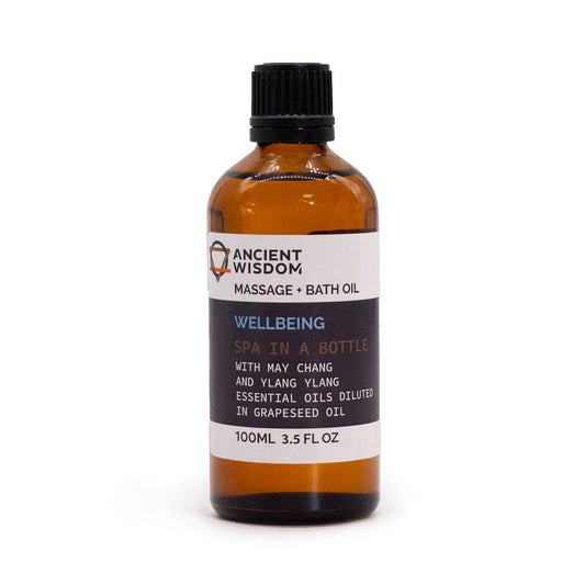 Ätherisches Massage & Badeöl – Wellbeing - 100ml