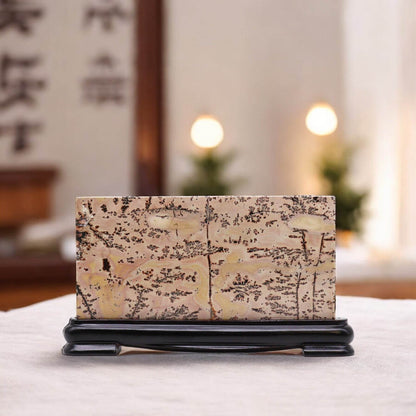 Guohua Bildstein - Landschaft - 140 x 80 mm - ca. 100g - Bildstein - Hauttempel