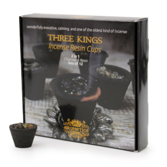 Harzbecher Set – Traditionelles Räuchern 12 Stk. - Heilige Drei Könige