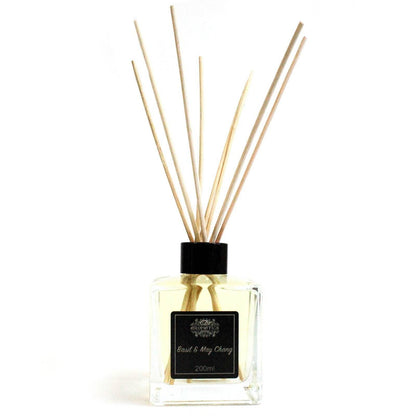 Basilikum & Maychang Ätherisches Öl Rattanstäbchen Diffusor 200ml - Rattanstäbchen-Diffusor - Hauttempel