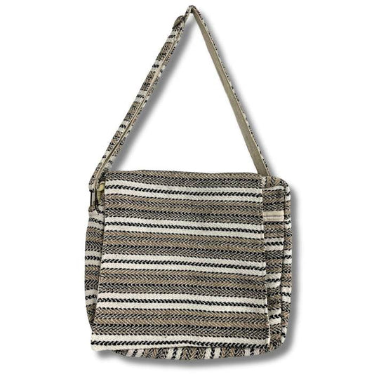 Laptop-Tasche - BANJARA - Boho-Stil - Zartes Creme & Grau - Laptoptasche - Hauttempel