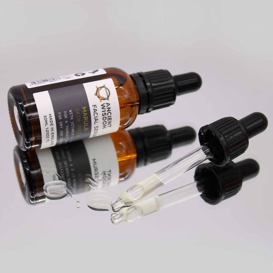 Marulaöl & Vitamine C, E & Aminosäuren Gesichtsserum - REGENERIEREN & ERNEUERN 30ml
