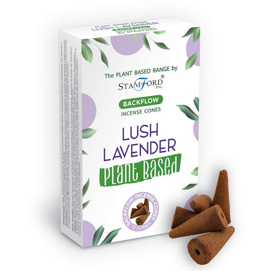 Rückfluss-Räucherkegel auf Pflanzenbasis - Üppiger Lavendel (Lush Lavender)