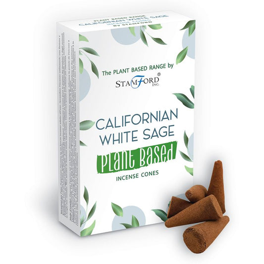 Räucherkegel auf Pflanzenbasis – Weißer Salbei aus Kalifornien (Californian White Sage)