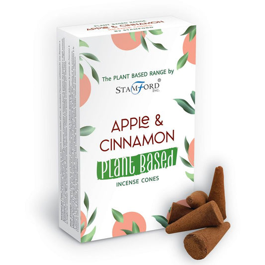 Räucherkegel auf Pflanzenbasis – Apfel & Zimt Apple & Cinnamon)