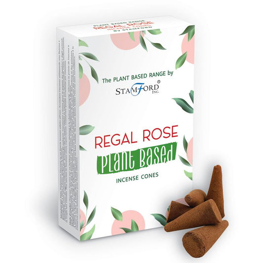 Räucherkegel auf Pflanzenbasis – Regal Rose