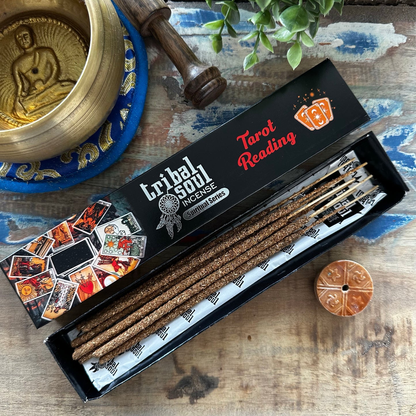 TRIBAL SOUL Räucherstäbchen & Halter Set