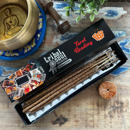 TRIBAL SOUL Räucherstäbchen & Keramikhalter - Tarotritual - Räucherstäbchen - Hauttempel